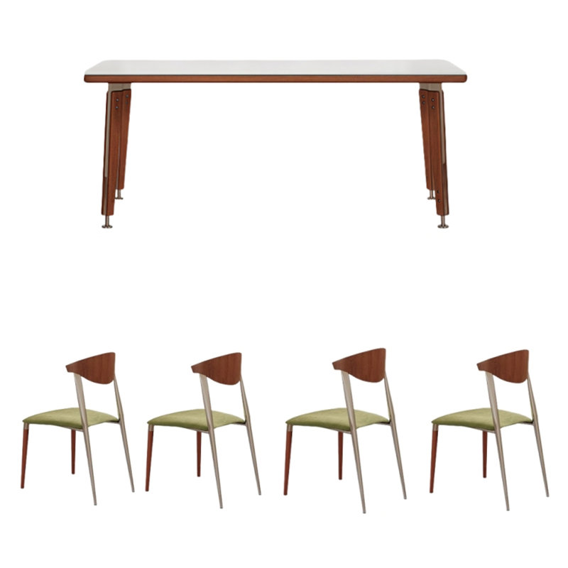Table de salle à manger légère et luxueuse, H 29,53 po x L 55,12 po x l 31,5 po
