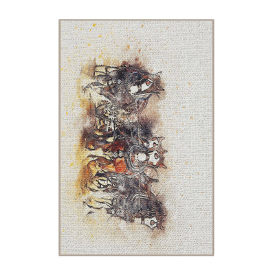 Tapis cheval beige