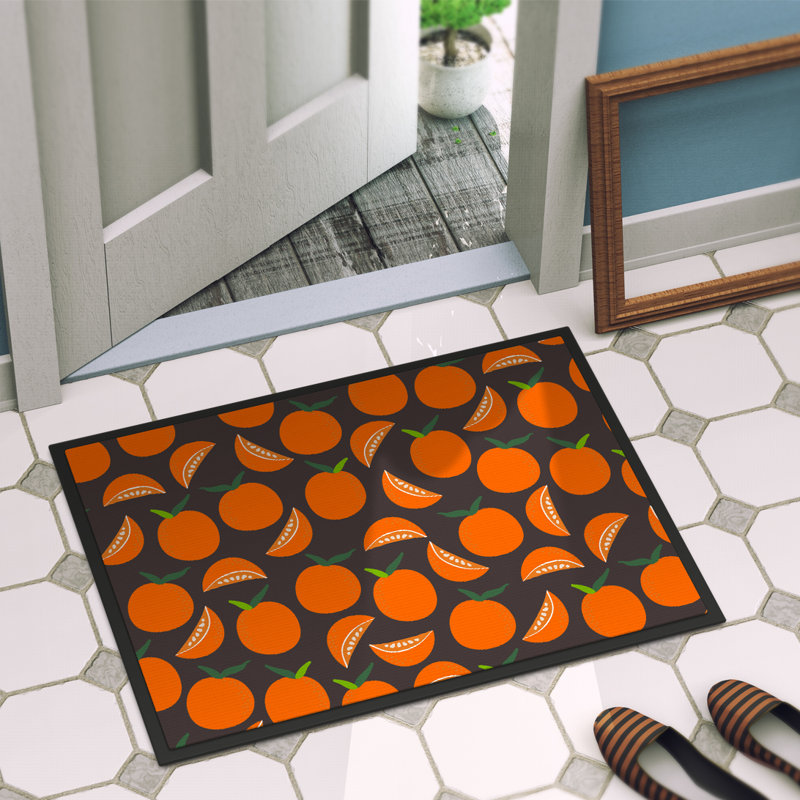 Tapis de porte antidérapant Amos, l 24 po x L 36 po