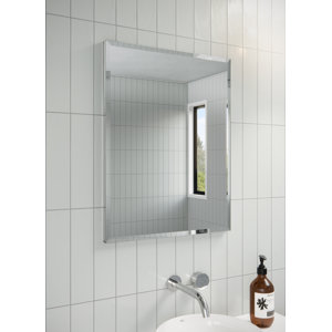 One Door Aluminum Medicine Cabinet