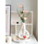 Vase à fleurs moderne en céramique blanche
