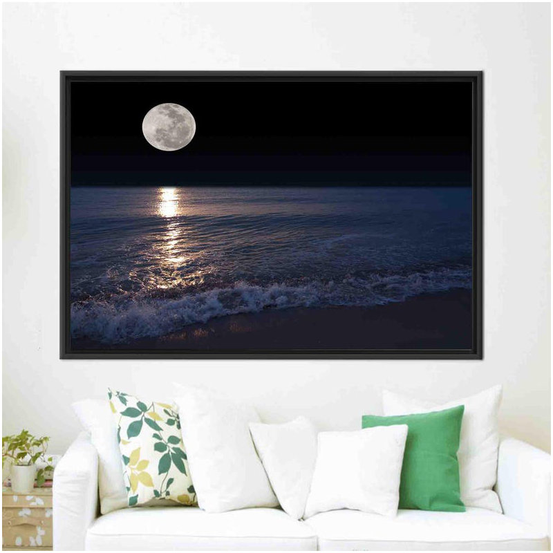Print on Canvas, Black Floater Framed, 20 cm H x 30 cm W