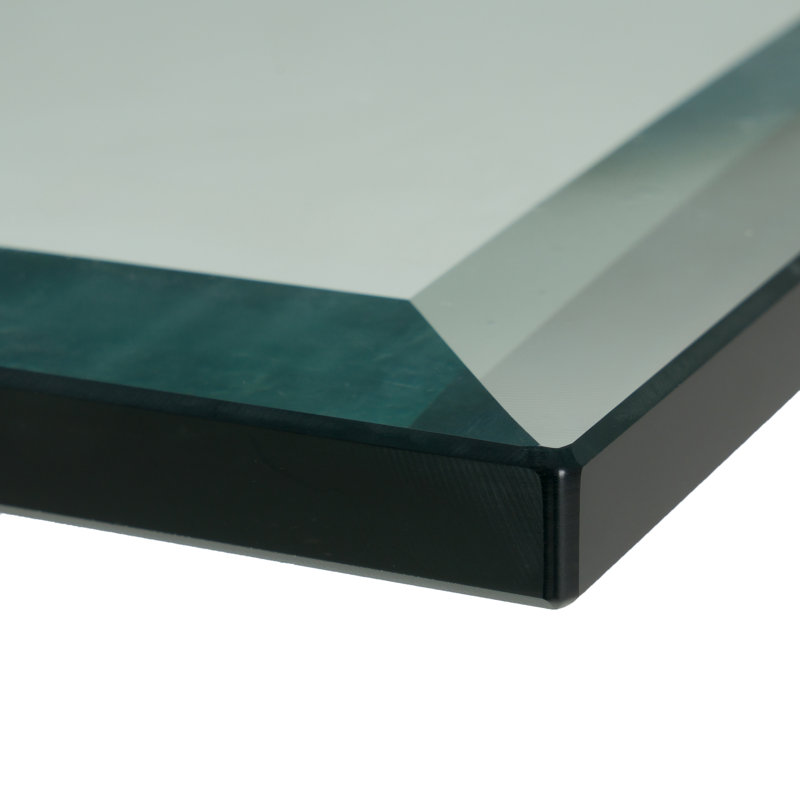 Harber Glass Top Metal Base Dining Table