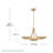 Glenn 3 - Light Steel Dimmable Chandelier-108510856