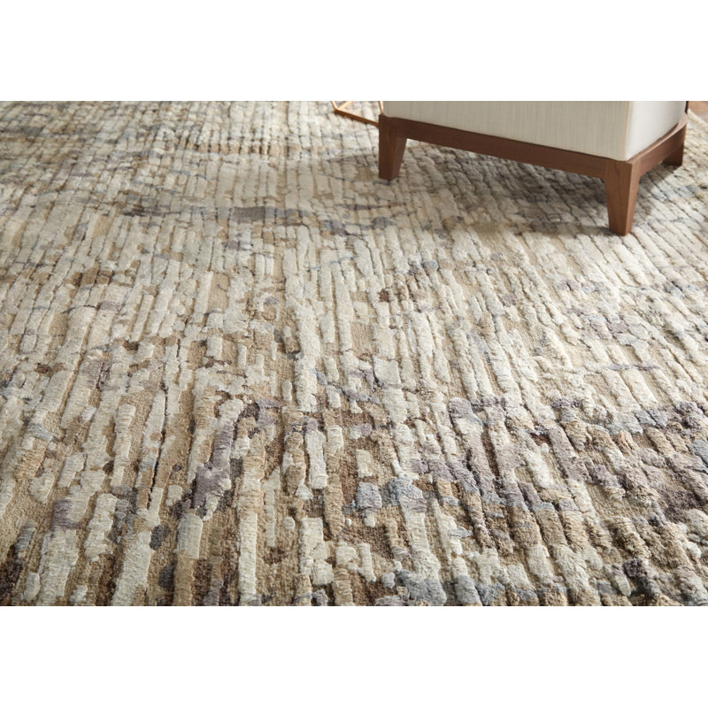 Tapis ivoire Tashaun, Rectangle 3'6" x 5'6"