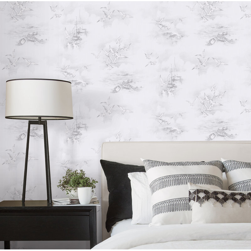 10m x 53cm Matte Wallpaper Roll, Grey