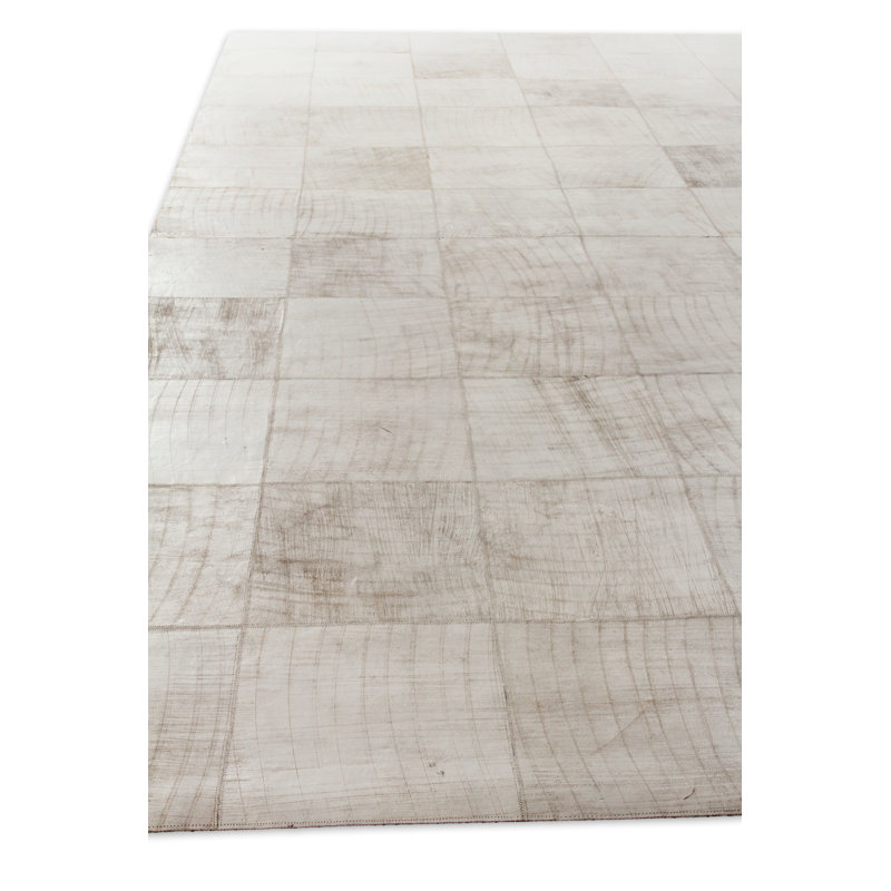 Capri Leather Geometric Area Rug, Rectangle 11'6" x 14'6"