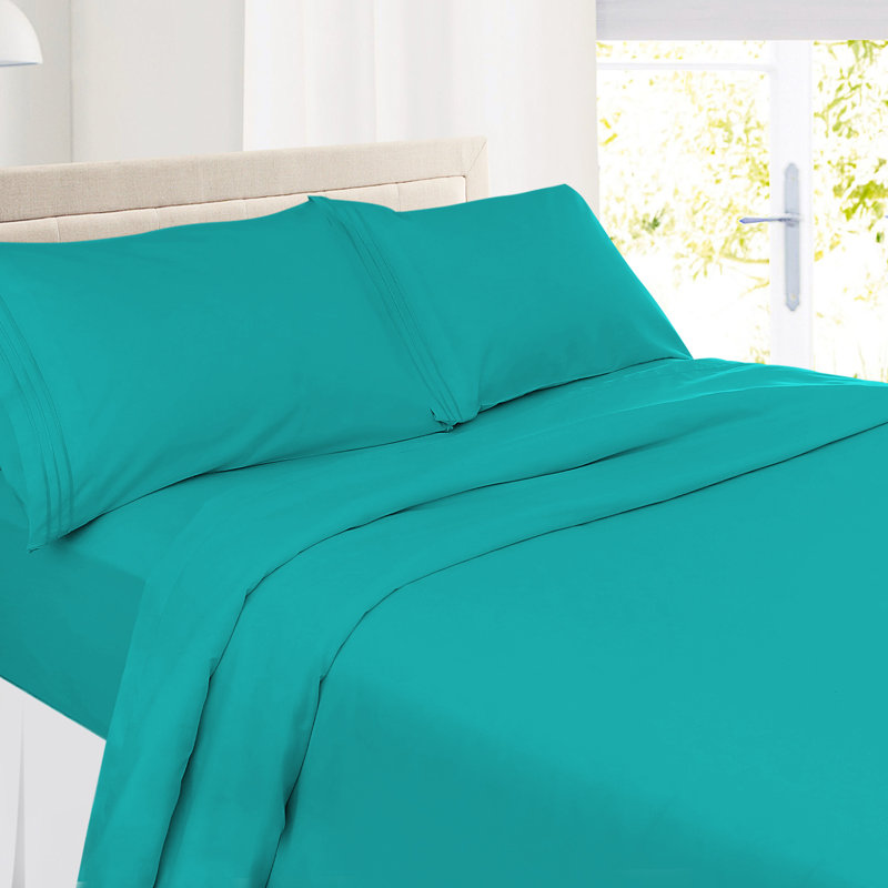 Ensemble de draps en microfibre Hotel Luxury, Blanc, Grand