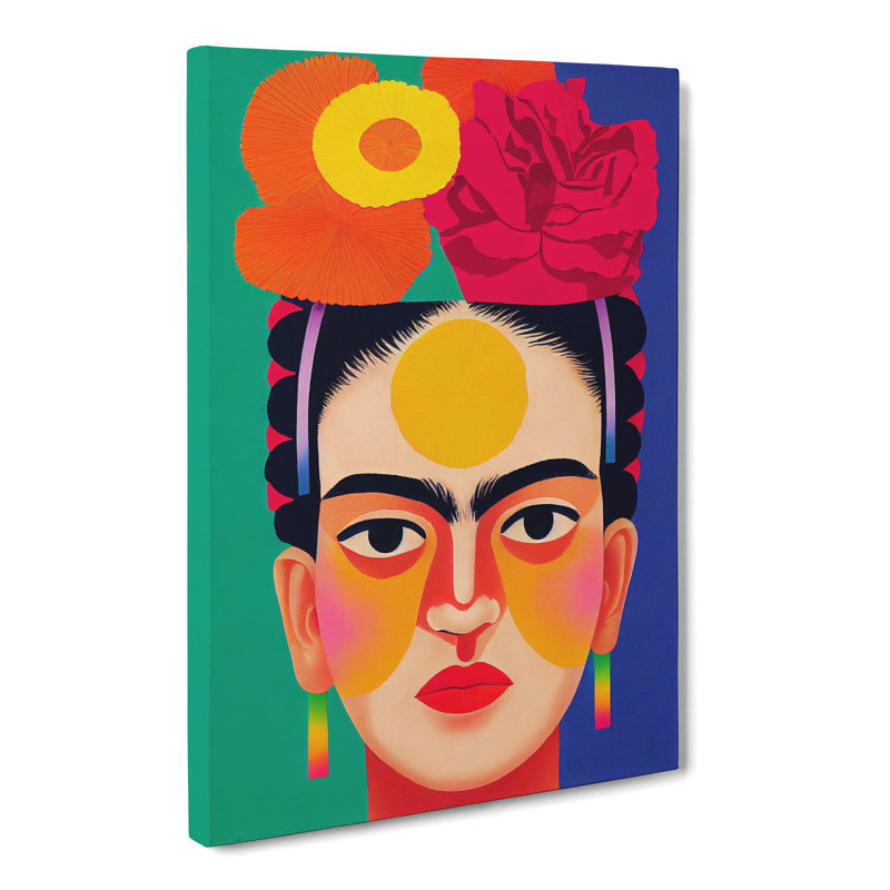 Frida Kahlo Hypreprism - Wrapped Canvas, 76cm H x 50cm W x 3cm D