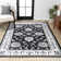 Yeghivart French Cottage Black/Cream Rug