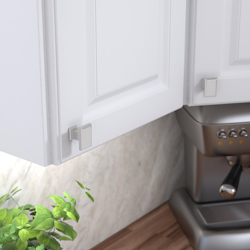 Expression Rectangle Knob, Polished Nickel