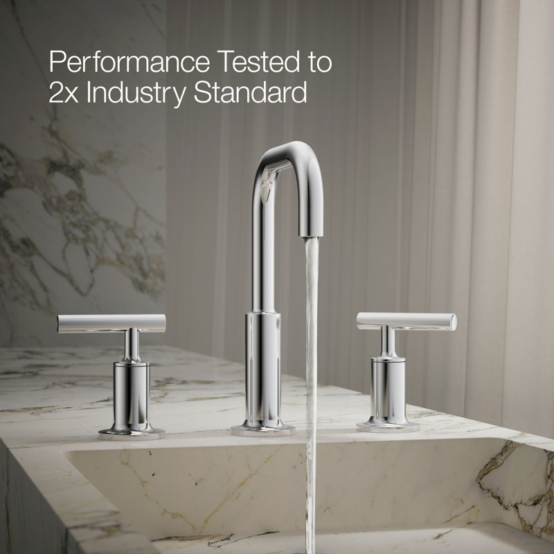 Purist Widespread Faucet, Polished Chrome