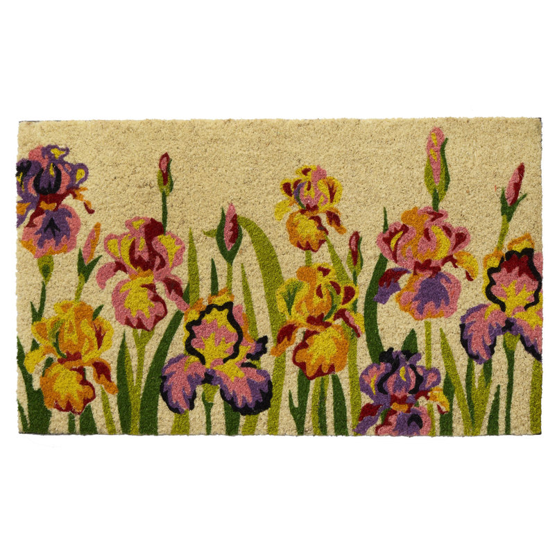 Irises Doormat 18x30