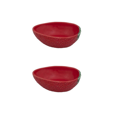 Strawberry Earthenware Cereal Bowl