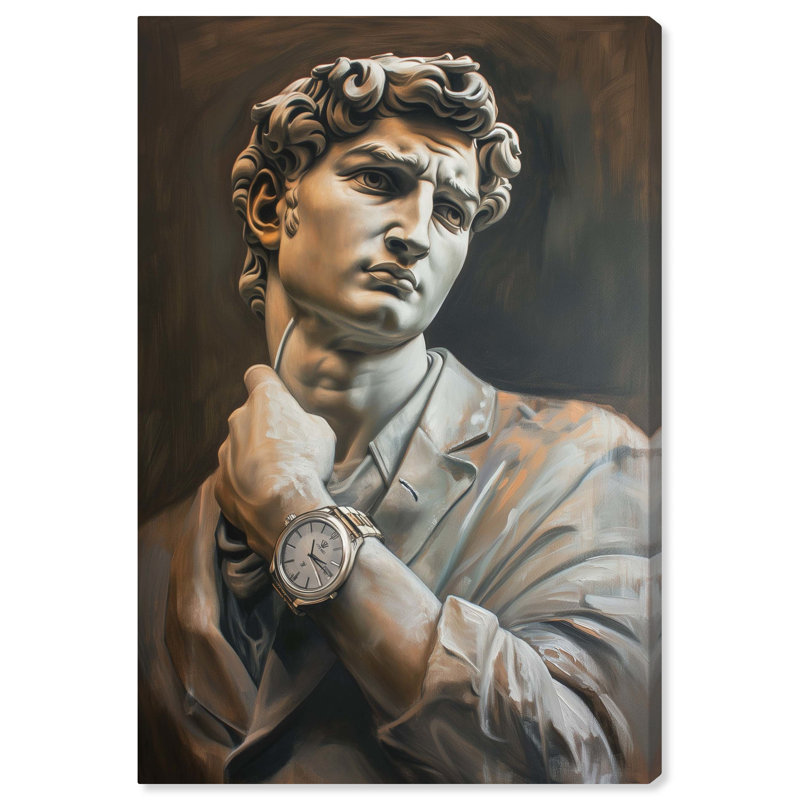Classy Sculpture Gallery Wrapped Canvas Wall Art, 36" x 54"