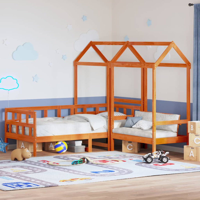 Zavier Solid Wood Daybed, 90cm x 200cm, Brown