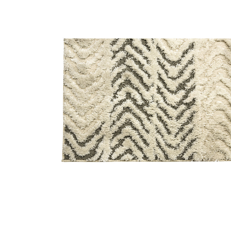 Sexton Beige/Black Area Rug