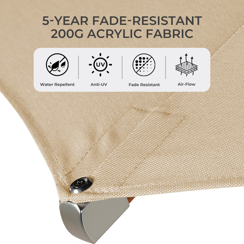 3.5m Market Parasol, Beige