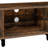 Modern Industrial LED Entertainment Center TV Stands With Power Outlets & Open Storage For Living Room-190772468