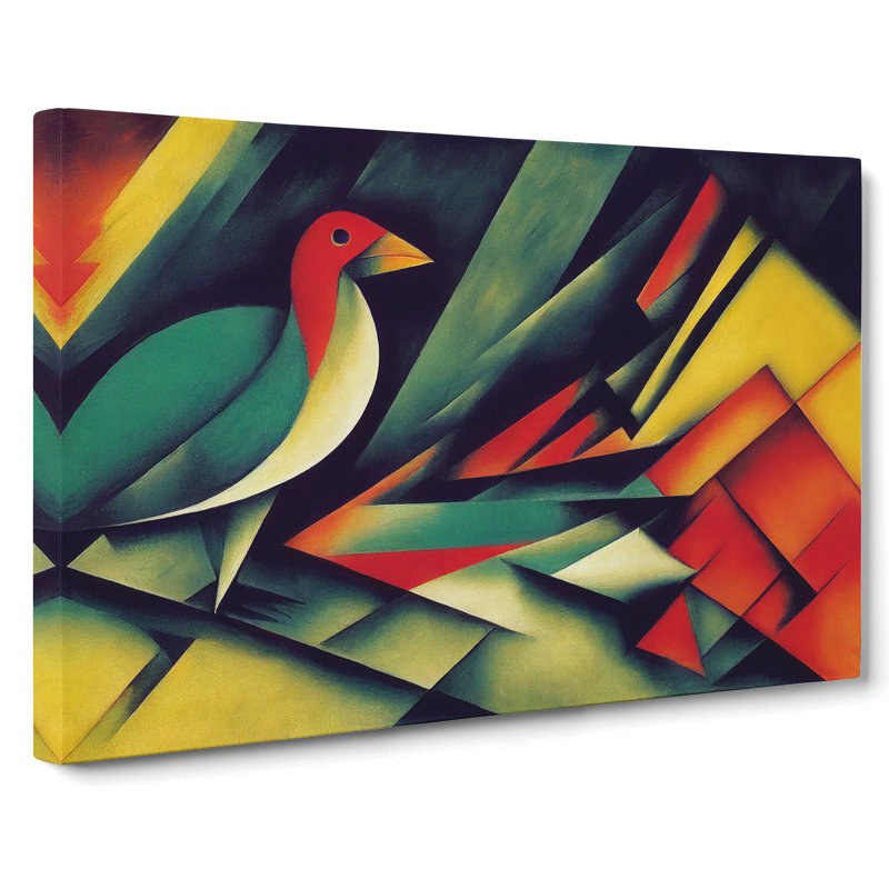 Creative Bird - Wrapped Canvas Painting, 50cm H x 76cm W x 3cm D