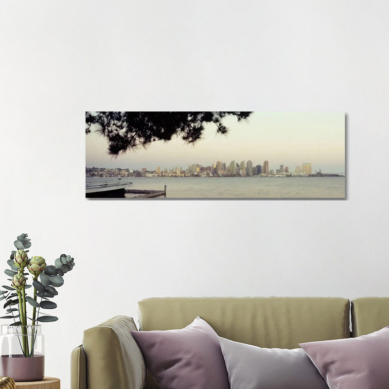 Buildings At The Waterfront, San Diego, California, USA #5 - Wrapped Canvas Panoramic Print