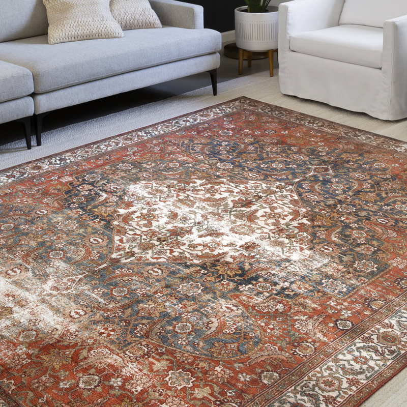 Brehmer Oriental Indoor Rug, Rectangle 2'3" x 3'9"