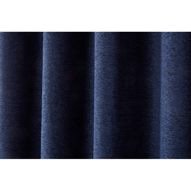 Fraleigh Room Darkening Sliding Panel, 182.88 W x 228.6 D cm, Navy