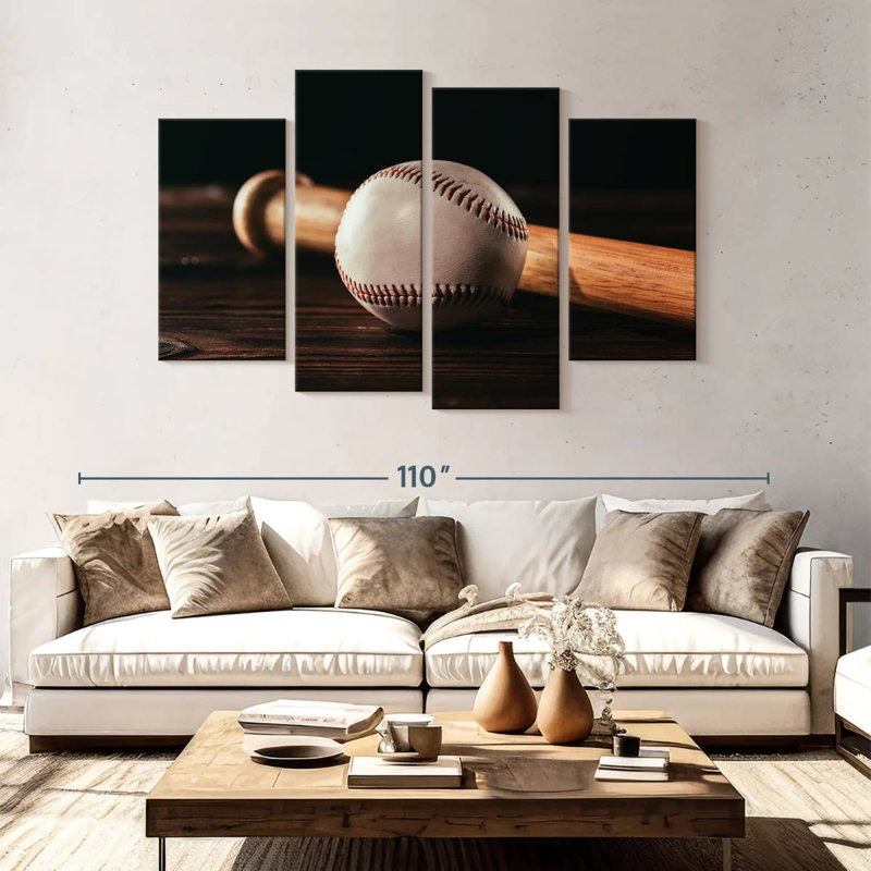 Sireci Baseball Things, 54" H x 84" W