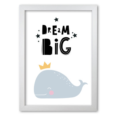 Dream Big Whale - Print