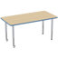 Table rectangulaire d'activité rectangulaire avec pieds réglables-49447492-99105924-99105923