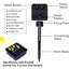 Alhowra 0.1' Outdoor LED Solar Powered 200 - Bulb Christmas Decorations Mini String Light