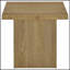 Ensemble de 2 tables basses modernes avec des formes sculpturales et des plateaux carrés volumineux, parfaits pour les espaces de vie sophistiqués