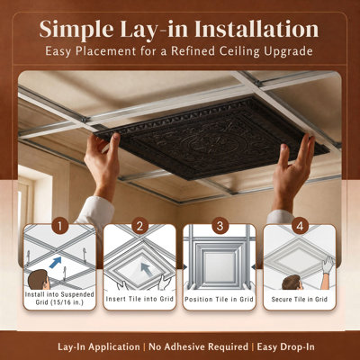 Tuile de plafond en PVC La Scala