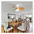 23 Inch Mini LED Ceiling Fan with Remote Control - Quiet DC Motor, 3 ABS Blades, 3-Color LED Light - Ideal for Bedroom, Small Rooms