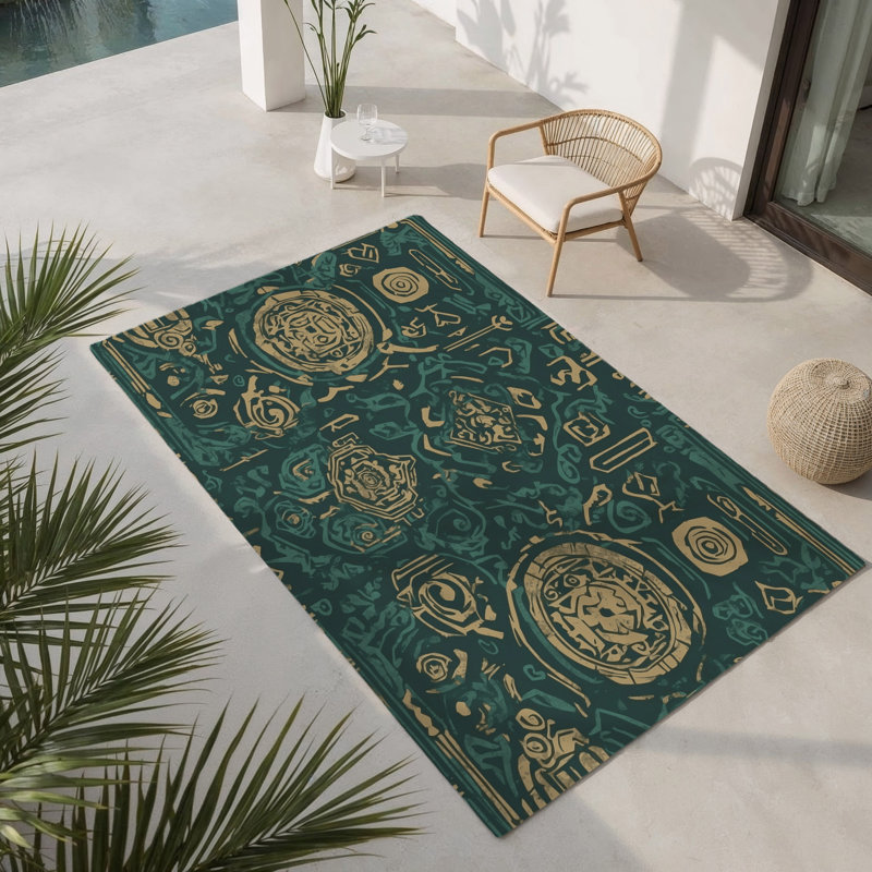 Tapis intérieur et extérieur Silent Hero, Rectangle 1 pi 6 po x 2 pi 6 po
