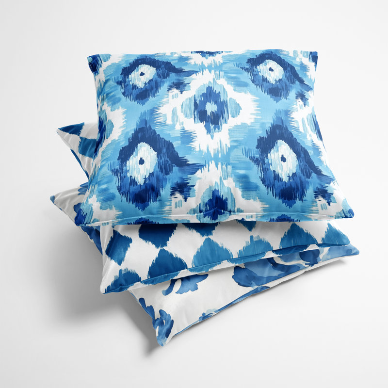 Coussin Boho 3 pièces, H 16 po x l 16 po