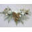 Glittered Poinsettia And Ornaments Christmas Pillar Candle Holder - 24"