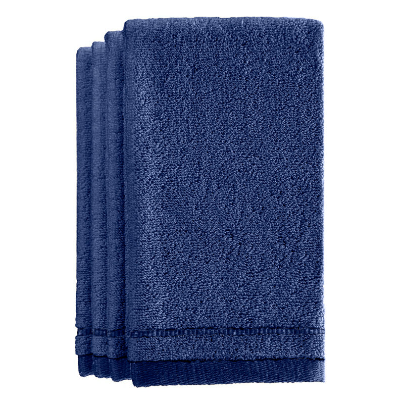 Essuie-mains en coton, Bleu marine