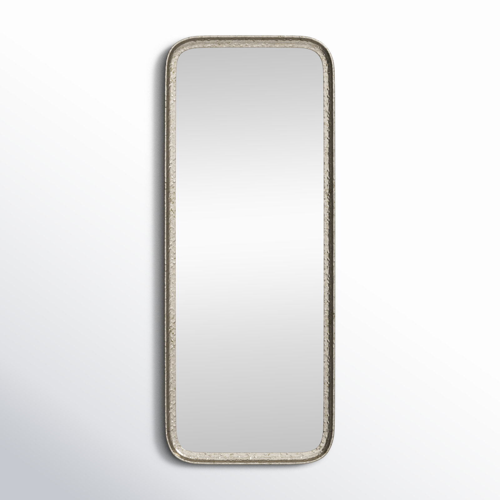 Full-Length Mirror, Silver Leaf, 39.5" x 15.75"