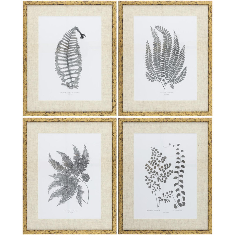 Ferne Wall Art, Antiqued Brass