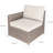 Fully Assembled 10 - Person Outdoor Sectional Seating Group With Fire Pit Table