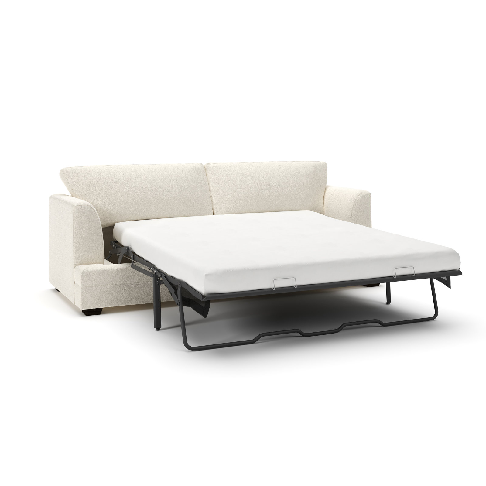 Edan 92'' Sleeper Sofa, Davis Pearl Performance Bouclé