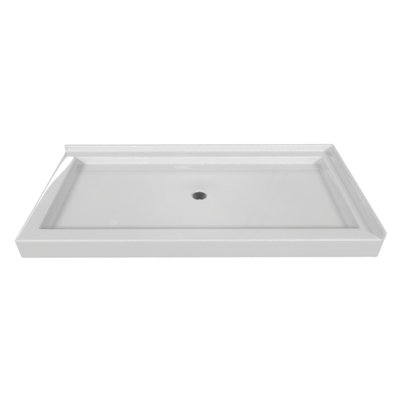 Signature 60'' W 32'' D Rectangular Double Shower Base