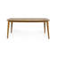 Table de salle à manger d'extérieur en bois massif rustique