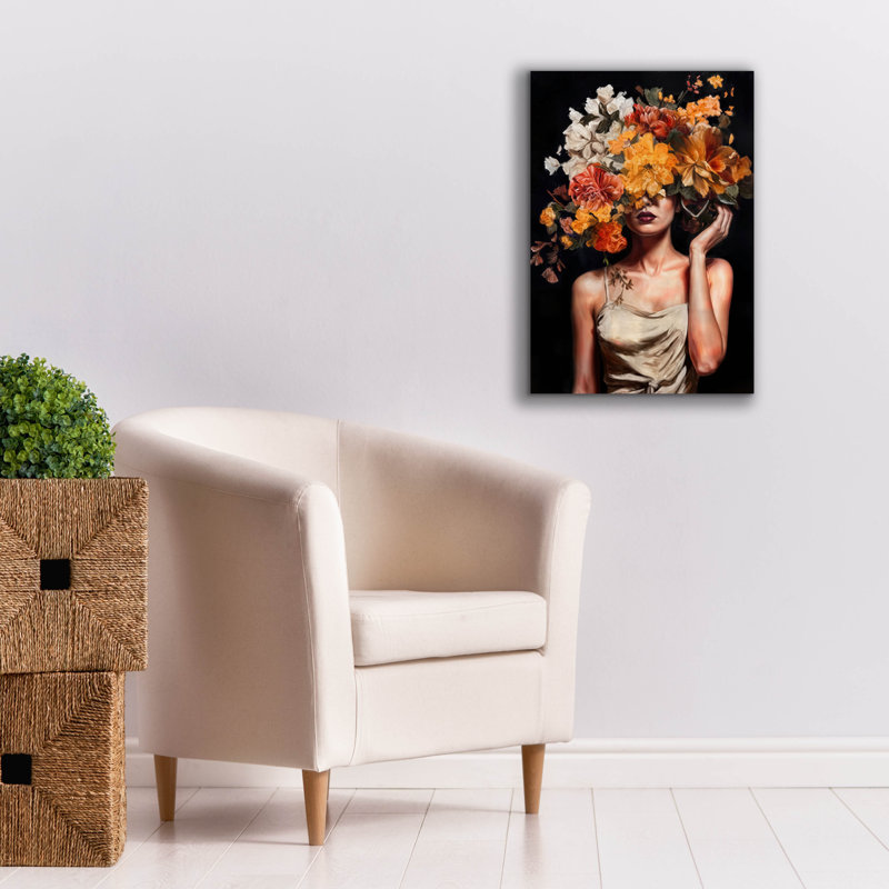  «Flowergirl» par Rich Monet, art mural sur toile, 18 po x 26 po, H 26 po x l 18 po