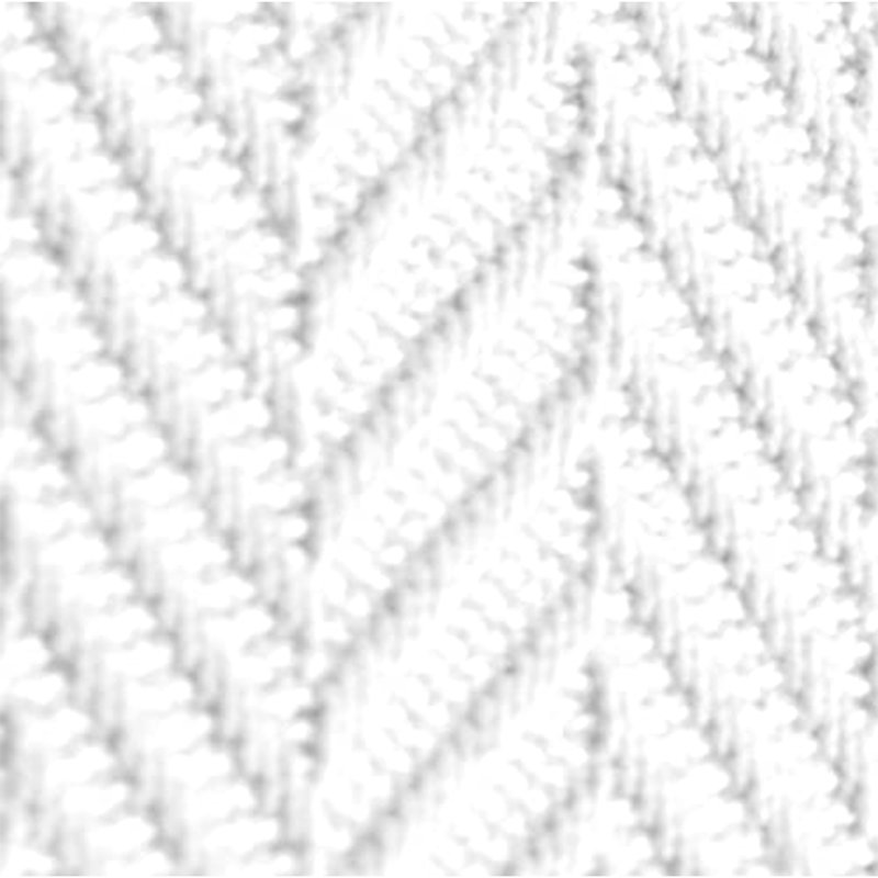 Couverture 100% coton à chevrons Threadmill, Queen (90" x 92"), White
