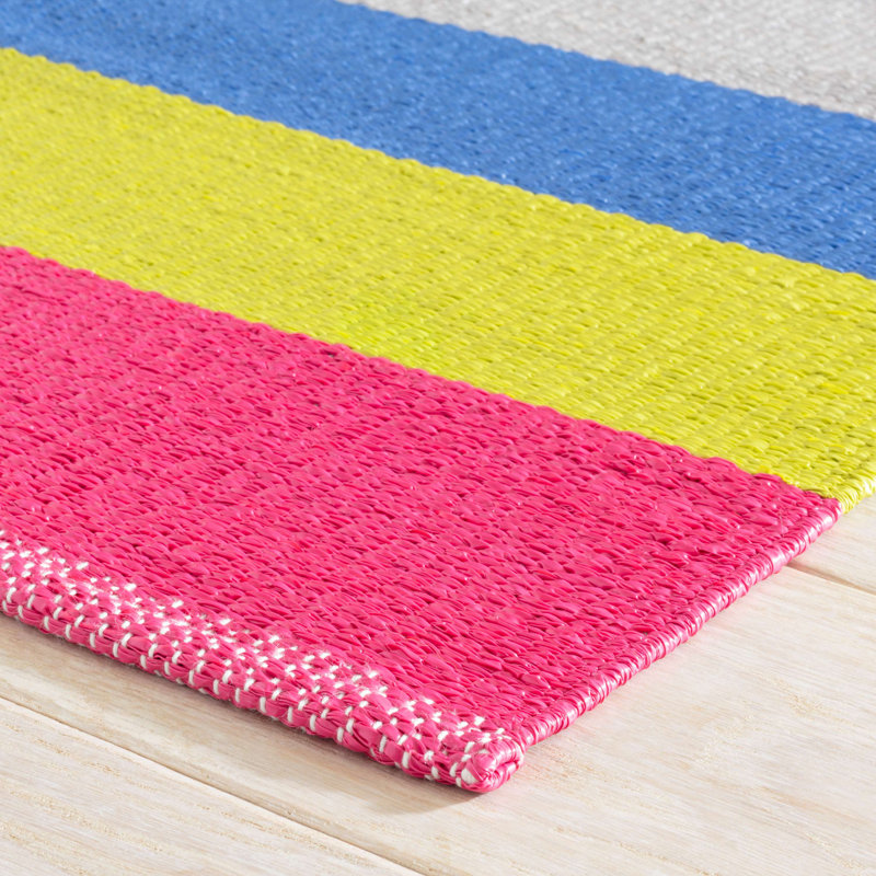 Jules Stripe Handwoven Indoor/Outdoor Rug, Rectangle 9' x 12'