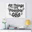 Possible With God - Wrapped Canvas Print-1570032348