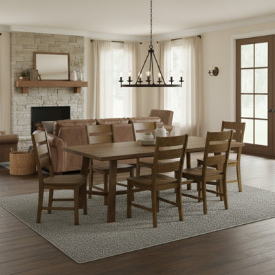 Alderon Modern Rectangular Dining Table Set
