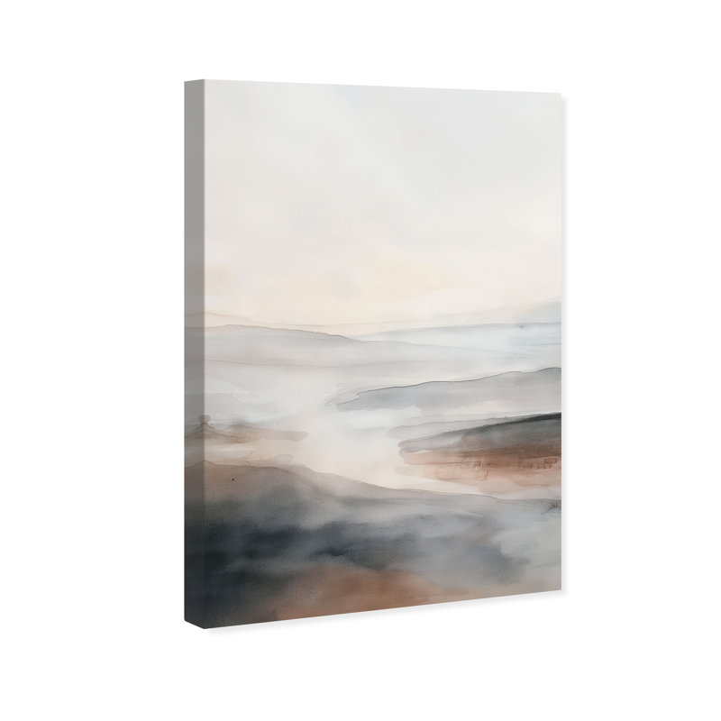 Desert Mirage Canvas Abstract Print by Oliver Gal, Black Frame, 10 x 15, 15"H x 10"W, Canvas Unframed